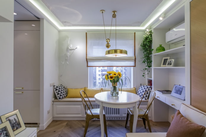 soffitto galleggiante all'interno