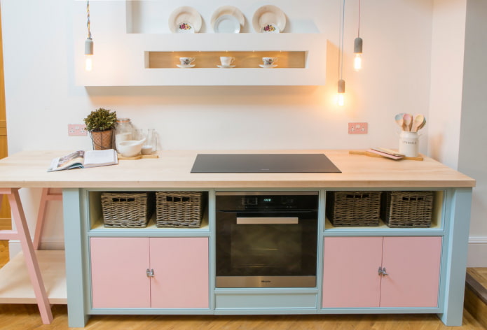 design cucina pastello