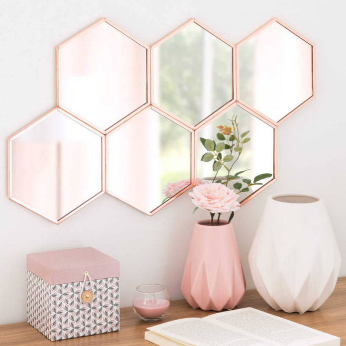 decorazione rosa pastello
