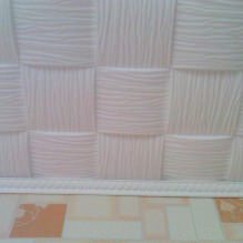 Pannelli in schiuma di plastica per il soffitto: pro e contro, fasi di incollaggio-11