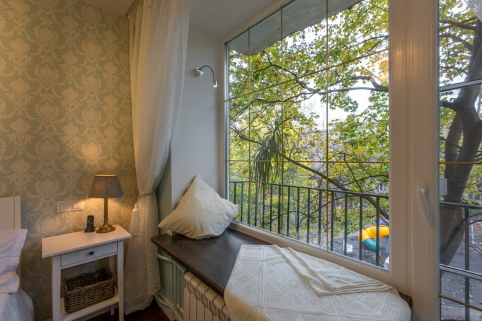 Finestra nella nuova camera da letto