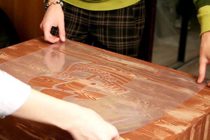applicazione dello stencil