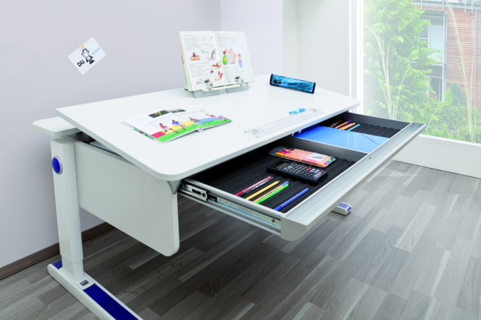 scrivania transformer all'interno