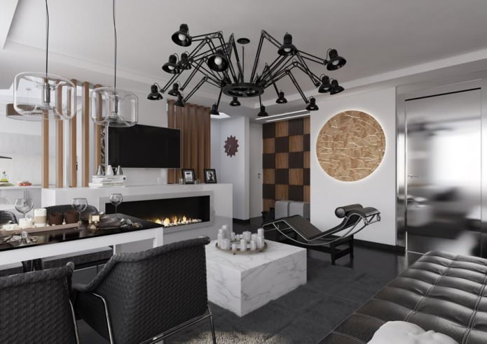interno dell'appartamento di 54 mq.