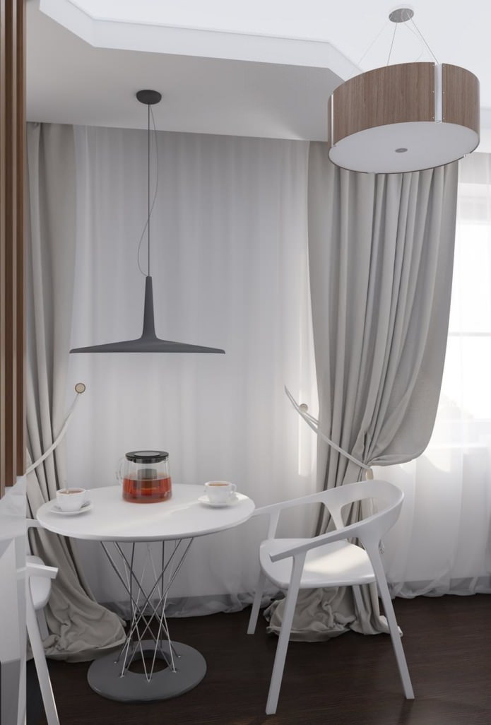 cucina all'interno di un appartamento di 54 mq.
