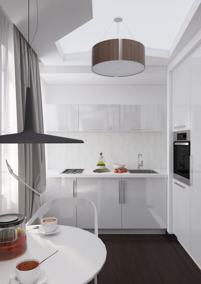 cucina all'interno di un appartamento di 54 mq