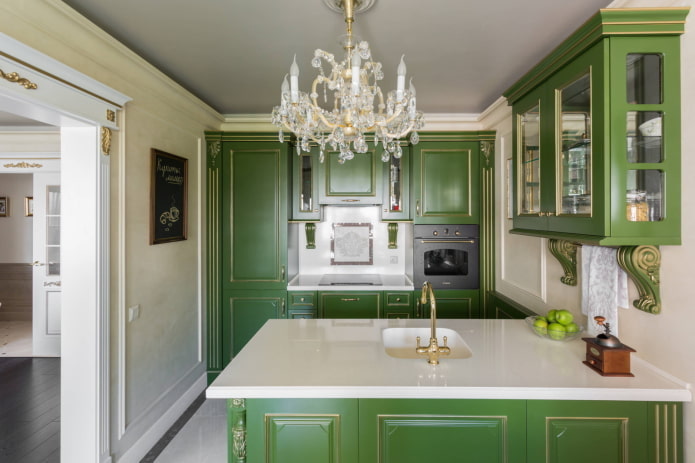 Cucina con penisola