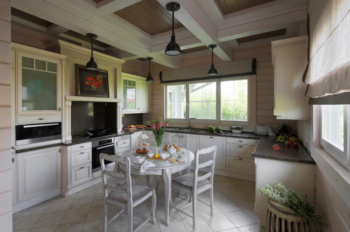 piastrelle per pavimenti all'interno della cucina