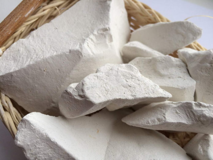 grossi pezzi di gesso