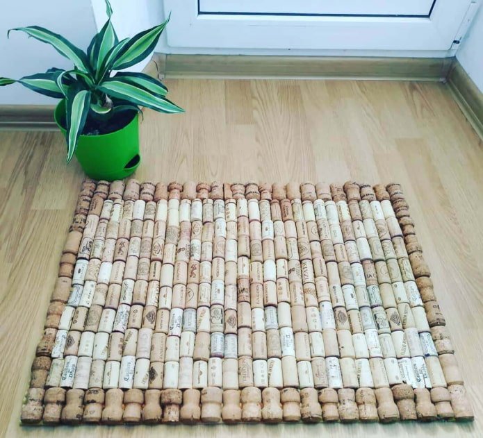 tappeto per piedi in sughero