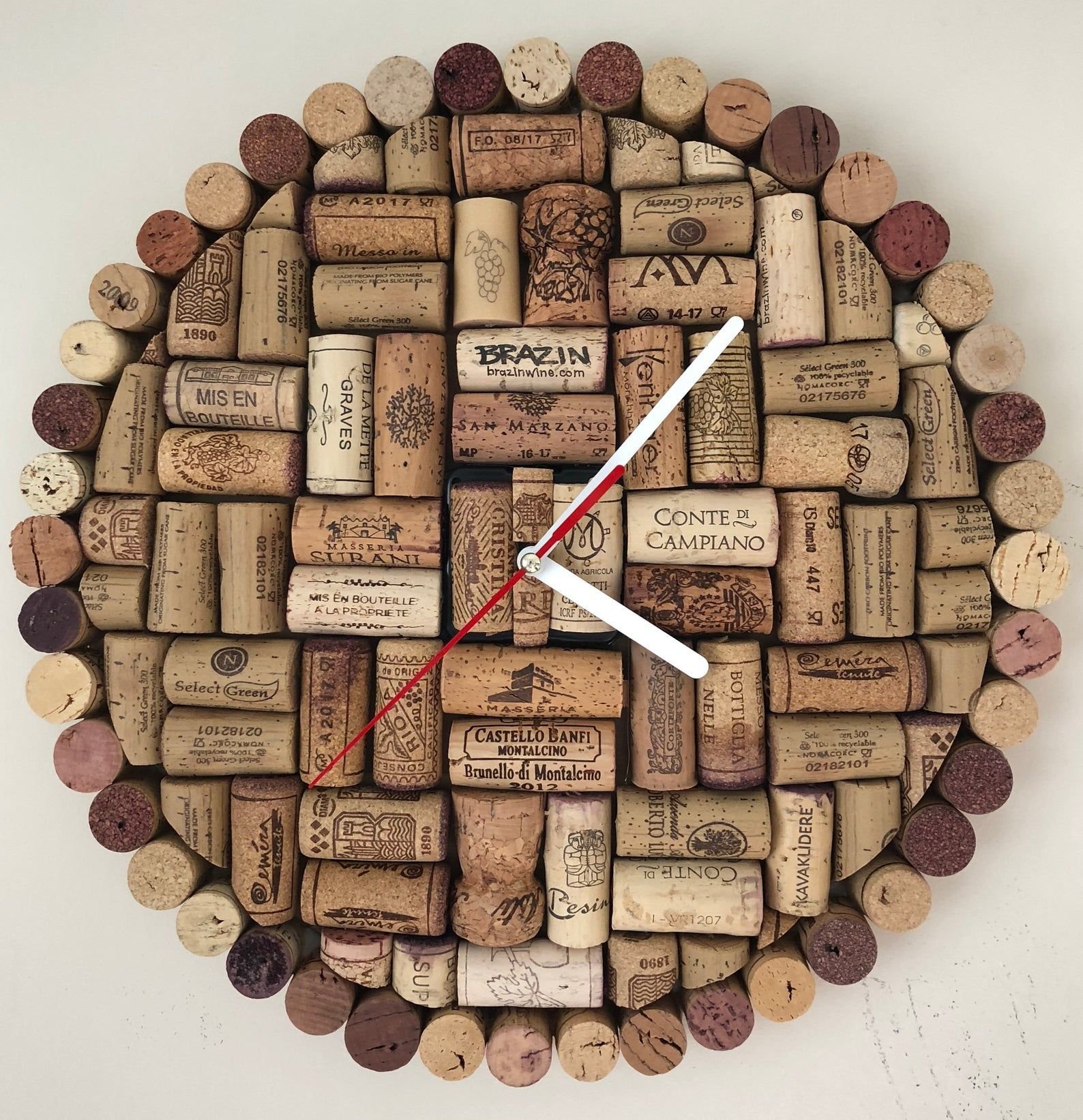 orologio di sughero