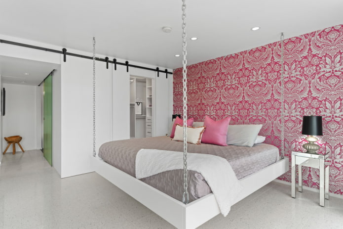 letto a catena all'interno