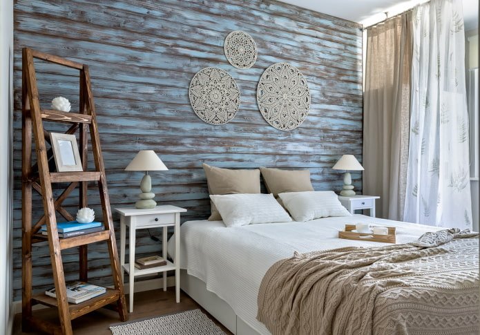 rivestimento smaltato all'interno della camera da letto