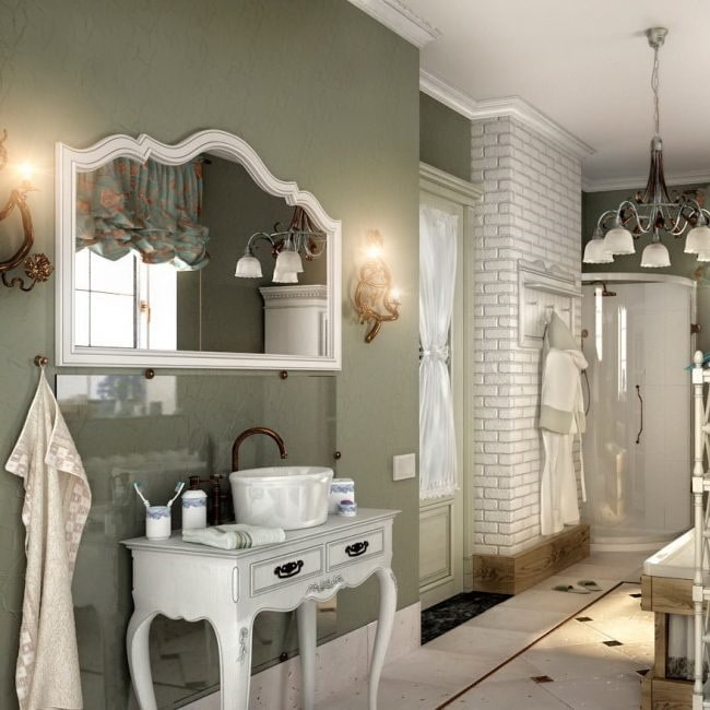 Bagno in stile provenzale
