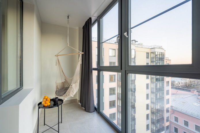 pavimento su un balcone panoramico