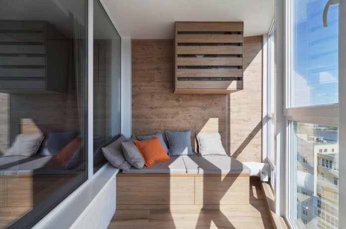 laminato sul balcone