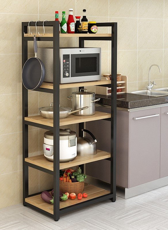 mensole da pavimento per l'arredamento della cucina