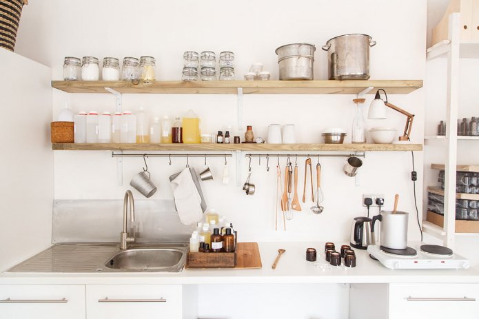 Mensole per l'interno della cucina