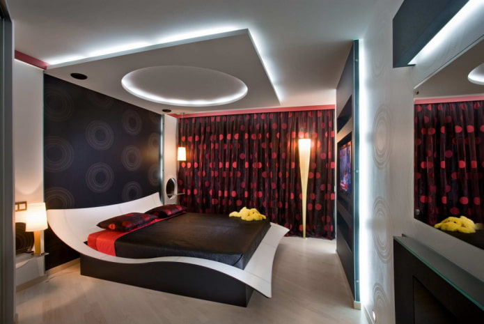 soffitto con illuminazione