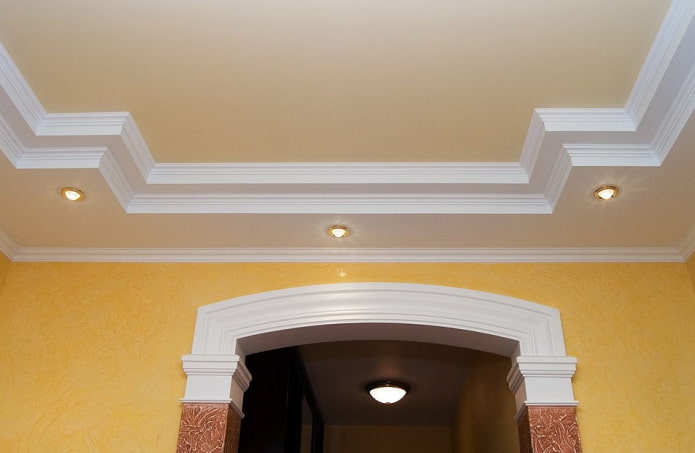 Moduli in combinazione con un controsoffitto