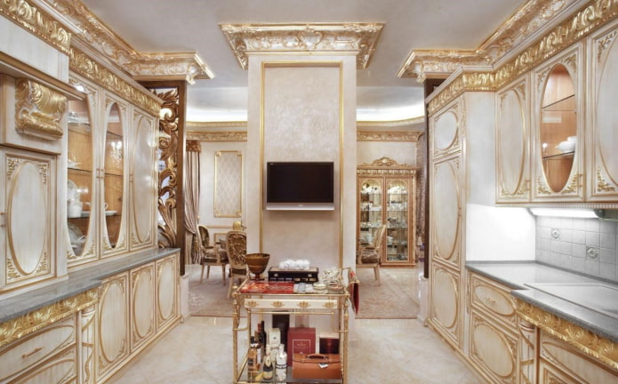 modanature per soffitto in stile classico