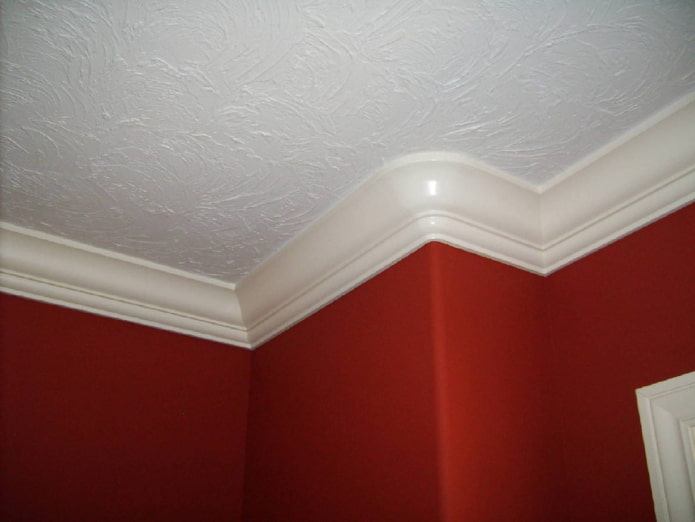 modanatura del soffitto in PVC