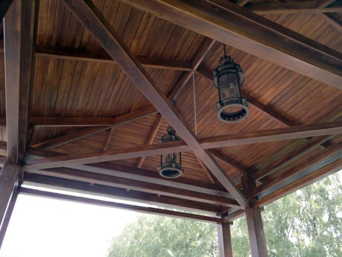 rivestimento nel design del gazebo