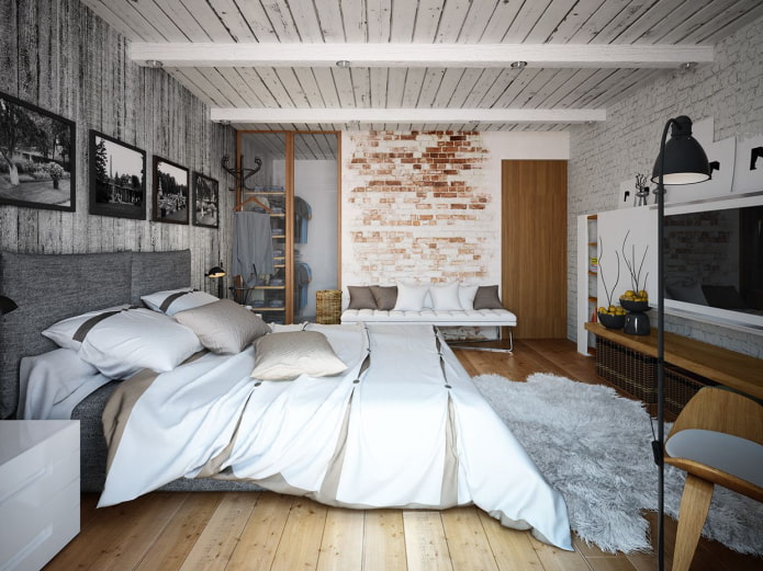 pannelli per soffitto in stile loft