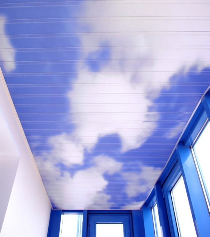 pannelli in plastica per soffitto della loggia
