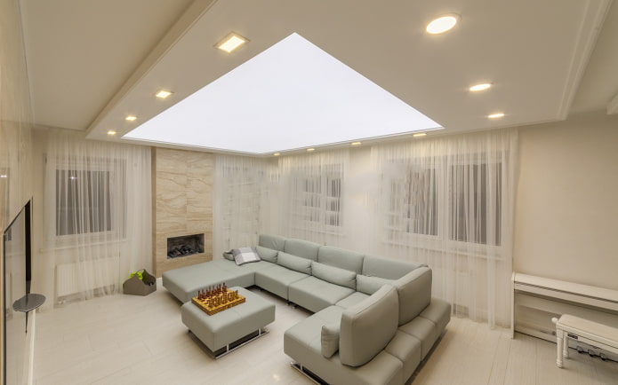 struttura del soffitto traslucido