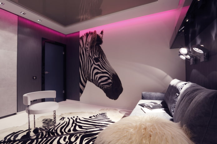 struttura del soffitto con retroilluminazione Duralight