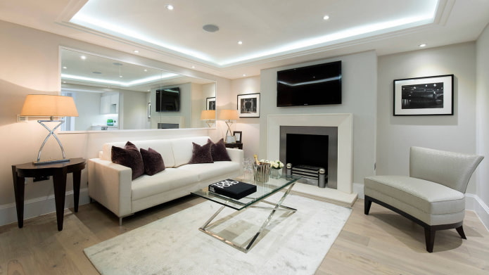 design a due livelli con retroilluminazione interna