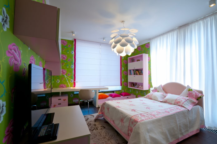 soffitto teso nella stanza dei bambini