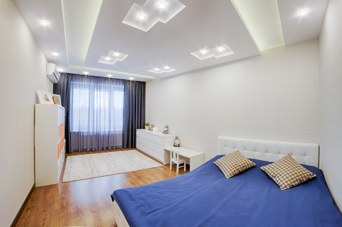 Faretti sul soffitto nella cameretta del bambino