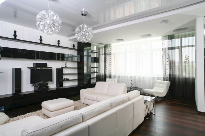 struttura del soffitto bianco nell'ingresso