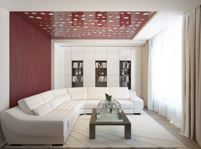 struttura del soffitto intagliata