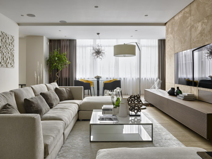 soffitto nell'ingresso in stile moderno