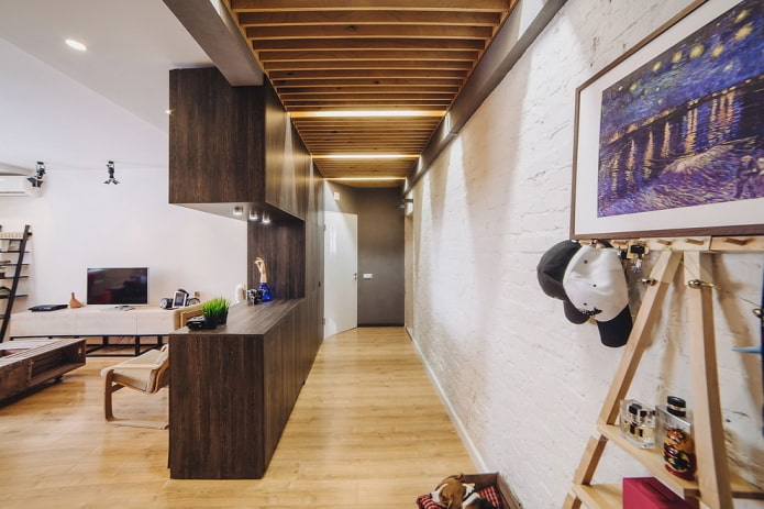 Soffitto a doghe in legno
