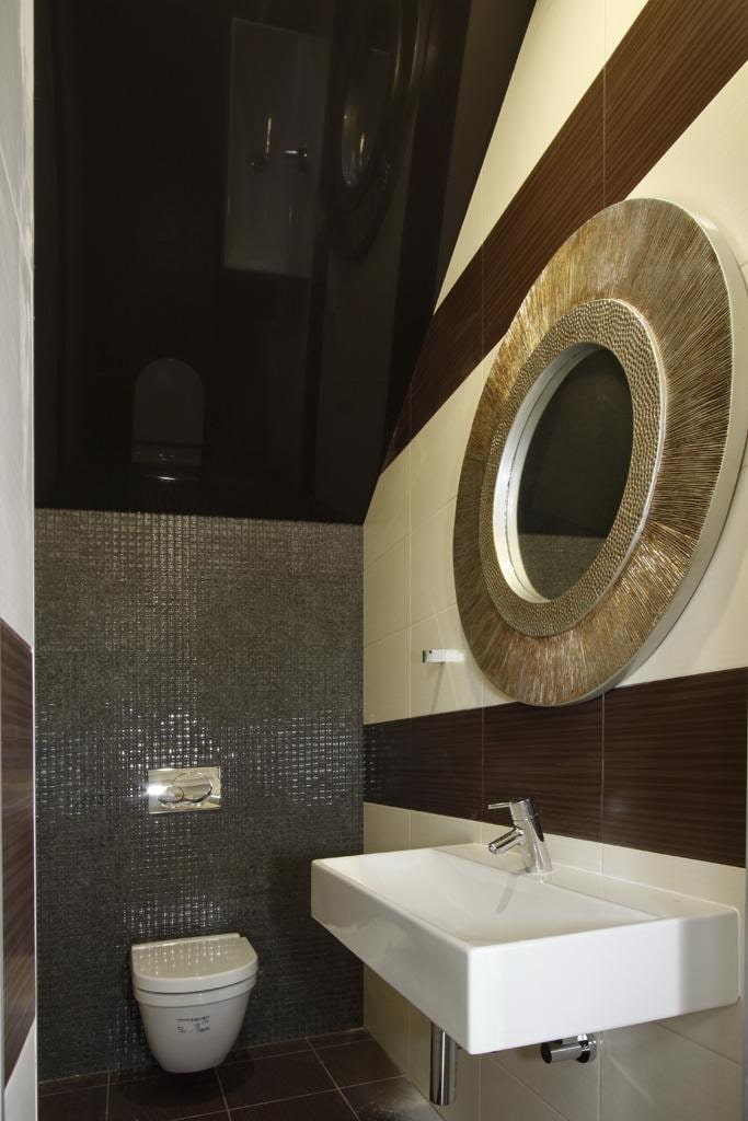 soffitto teso nero lucido