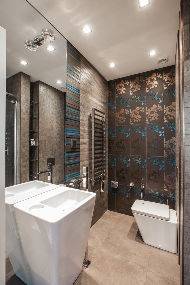 design a un livello in bagno