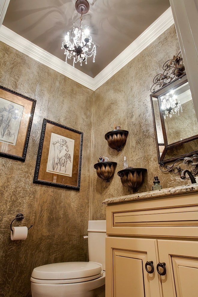 soffitto marrone