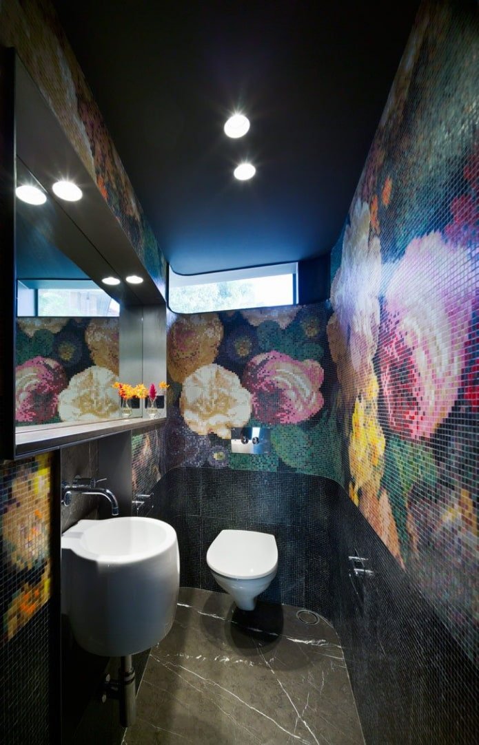 soffitto teso nero opaco