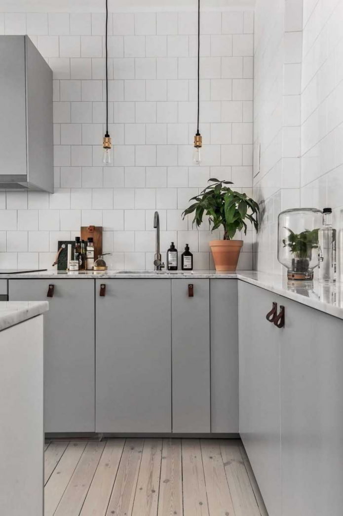 set da cucina grigio