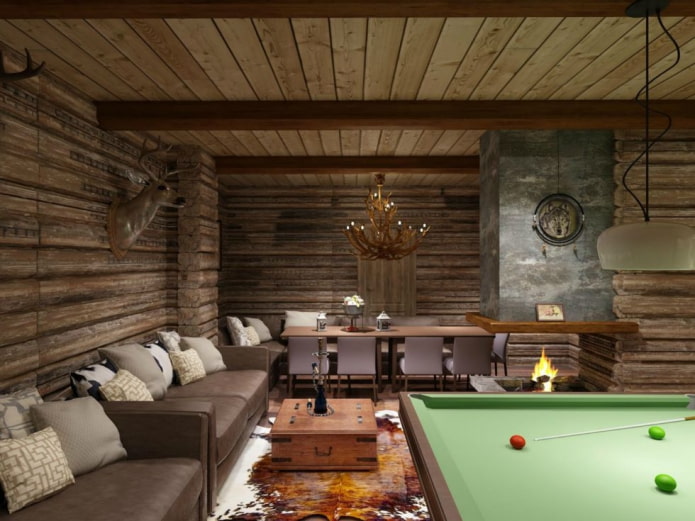 Anticamera in stile chalet