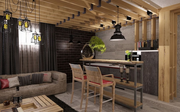 camerino in stile loft