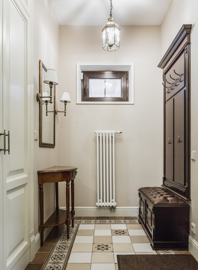 posizione del corridoio all'interno di un corridoio stretto