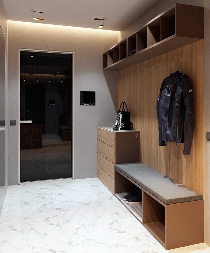 design del corridoio in stile moderno