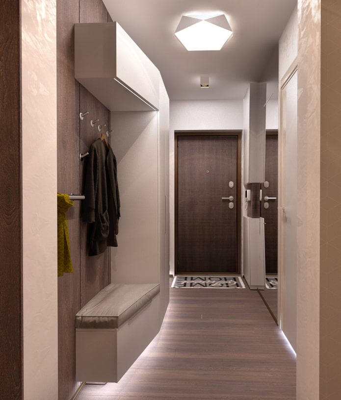 design del corridoio in stile moderno
