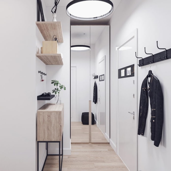 stile moderno nel corridoio