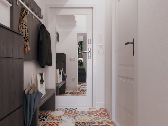 design del corridoio in stile moderno